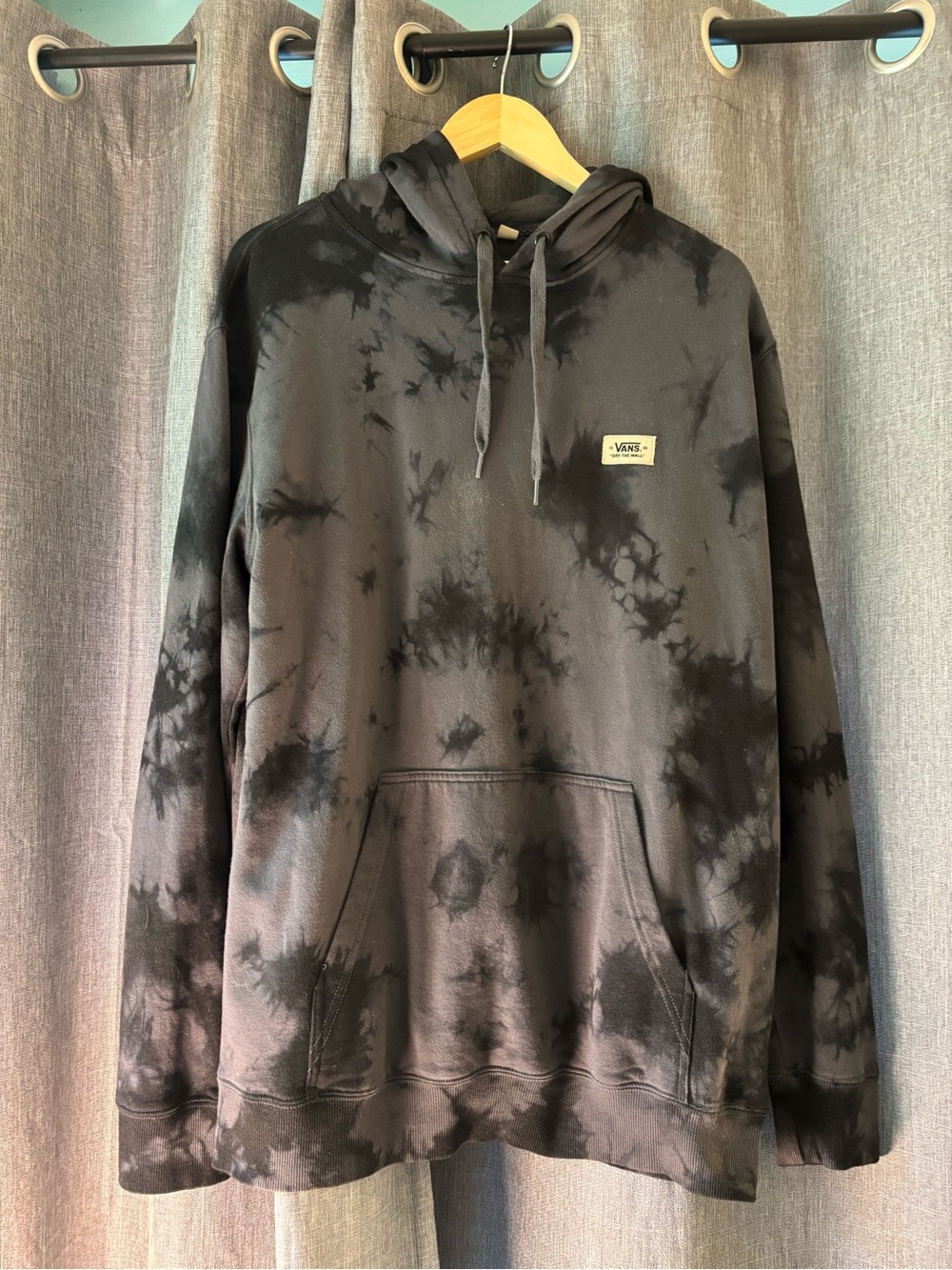 Vans Black Tie-Dye Pullover Hoodie